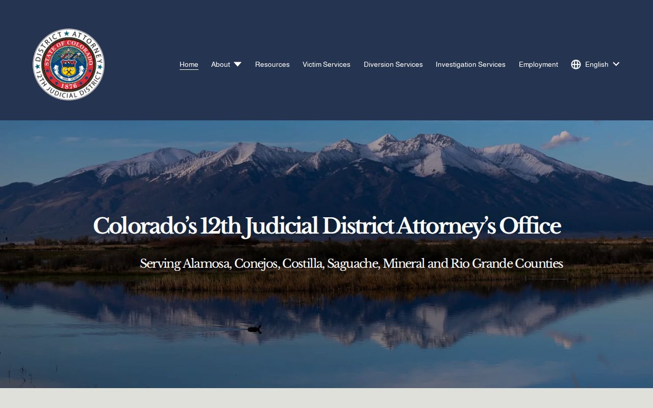 Costilla County arrest records and court charges District Attorney source