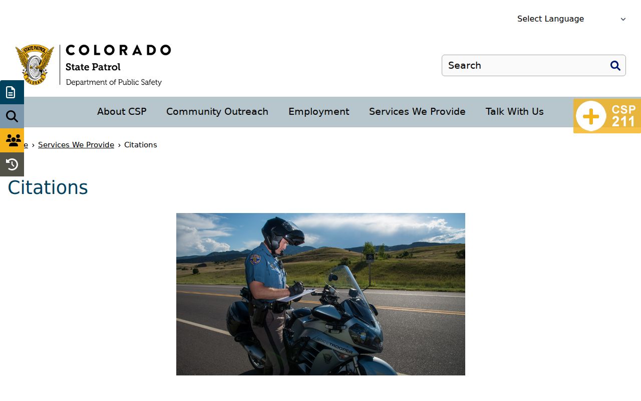 Costilla County marriage and divorce records Colorado State Patrol citation source